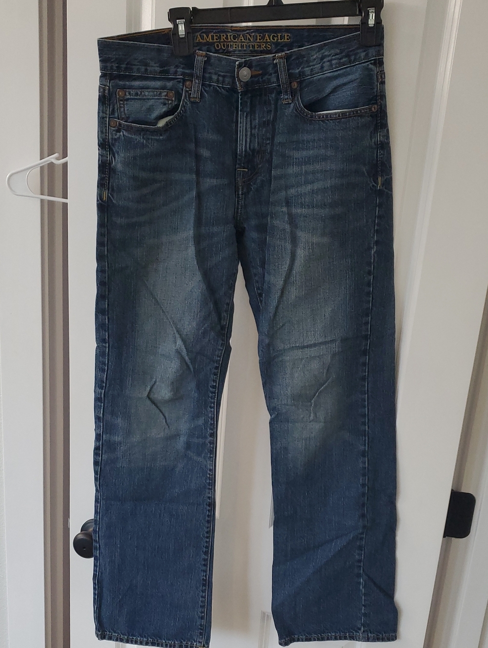 American Eagle Outfitters Men’s Bootcut Jeans - Dark Blue Wash